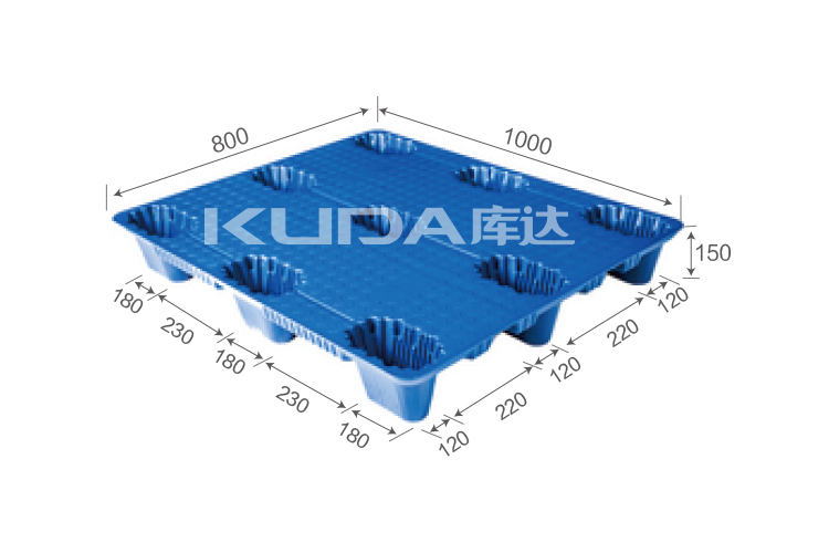 1008B吹塑九腳塑料托盤