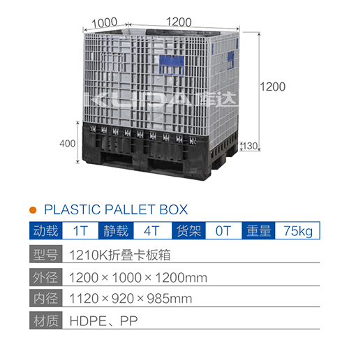 1210K折疊卡板箱